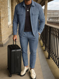 Casual Easy Mix Jacket Pants Set