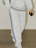 Athleisure Contrast Stripe Matching Set