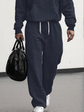 Athleisure Jacquard Loose Fit 2-Piece Set