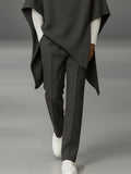 Urban Turtleneck Cloak Cape and Pants Set