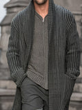Casual Relaxed Fit Long Knit Cardigan