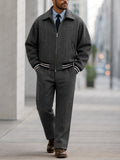 Vintage Herringbone Jacket Pants Set