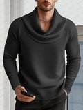 Casual Trendy Cowl Neck Tops
