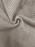 Casual Cross Placket Pullover Knit Top