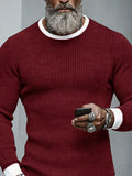 Stylish Colorblock Long Sleeve Undershirt