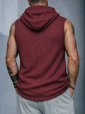 Sporty Hooded Knit Tank Top