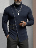 Fashion Designer Asymmetric Knit Undershirt
