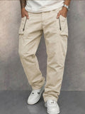 Trendy 100% Cotton Cargo Pants