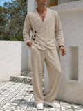 Minimalist Breathable Cotton 2-Piece Set