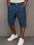 Smart Casual Summer Pinstripe Shorts