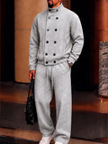 Casual Comfort Double-breasted Sports Set