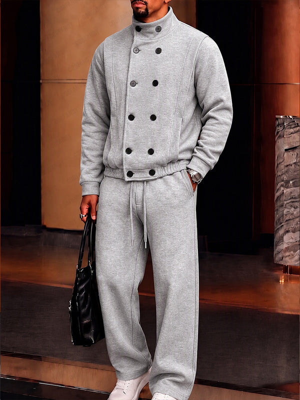 Casual Comfort Double-breasted Sports Set