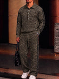 Stylish Commuter Style Contrast Stripe Matching Set