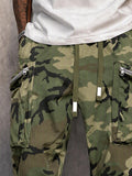 Utility Street Style Camouflage Cargo Pants