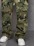 Utility Street Style Camouflage Cargo Pants