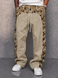 Urban Explorer Camo Patchwork Casual Pants
