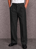 Smart Casual Denim-look Pleated Pants