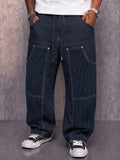 Casual Patchwork Design 100% Cotton Pants