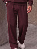Atheleisure Fake 2-Piece Turtleneck Sweatshirt Pants Set