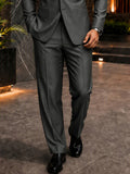 Urban Stand Collar Structured Blazer Pants Set