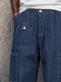 Casual Baggy Multi Pocket Denim-look Pants