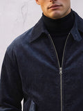 Classic Relaxed Fit Two-Way Zip Corduroy Jacket