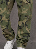 Durable Cotton Camo Cargo Pants