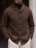 Retro Workwear Raglan Sleeve Corduroy Jacket
