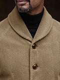 Retro Workwear Raglan Sleeve Corduroy Jacket