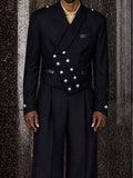 Fashion Structured Short Blazer Pants Set