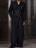 Fashion Structured Short Blazer Pants Set
