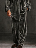 Old Money Comfort Loose Velvet Matching Set