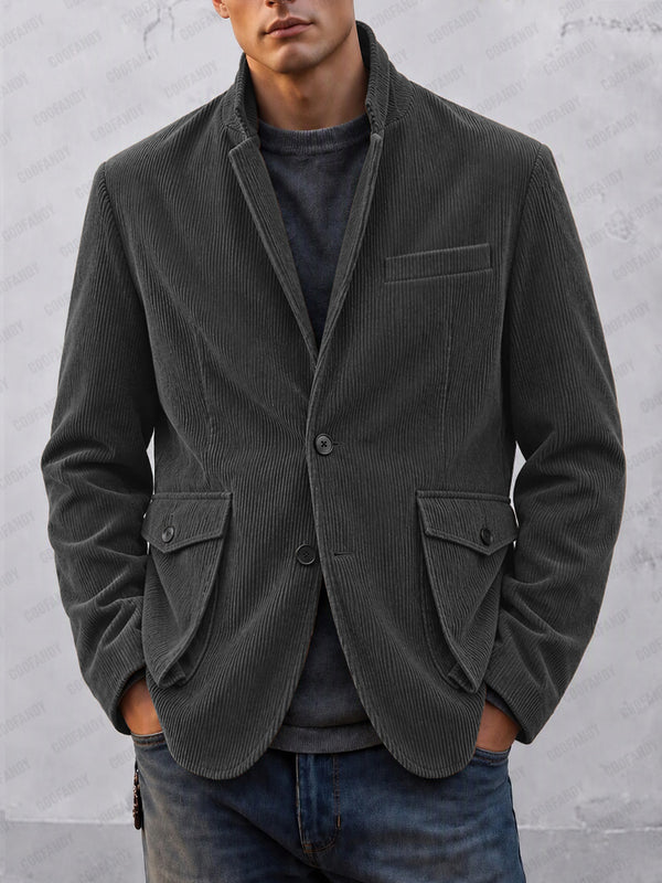 Modern Workwear Lined Corduroy Jacket