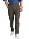 Classic Solid Color Chino Pants (US Only) Pants coofandy Army Green S 