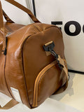 Large Capacity PU Leather Travel Bag