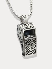 Vintage Whistles Pendant with Chain