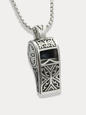 Vintage Whistles Pendant with Chain