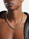 Radiant Hearts Cuba Chain Necklace coofandy 
