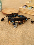 Bohemian Owl Layered Bracelet Bracelet coofandy 