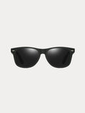 Trendy Square Polarized Sunglasses Accessories coofandy Black/Grey One Size 