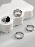 Stylish Streetstyle Alloy 4 PCS Ring Set