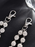 Hip-Hop Street Rhinestone Keychain Wallet Pants Chain