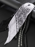 Paisley Kerchief Wallet Jeans Chain