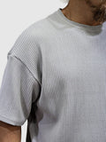 Casual Breathable Pit Strip Tracksuit Set Sports Set coofandy 