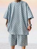 Casual Loose Fit T-shirt Set Sets coofandystore 