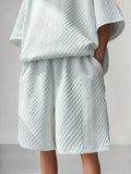Premium Loose T-shirt Set Sets coofandy 