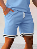 Athleisure Stretch Polo Shirt Sets Sets coofandy 