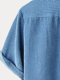 Casual Corduroy Shirt Shorts Set Sets coofandy 