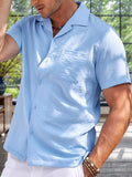 Simple Breathable Beach Shirt Shirts coofandy 