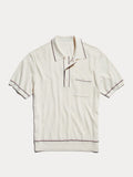 Soft Breathable Knit Polo Shirt Shirts coofandy 